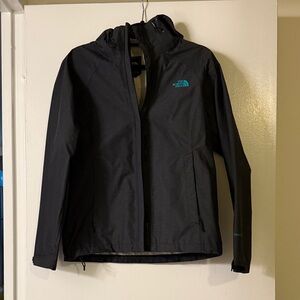 The North Face Heathered Black Rain Jacket